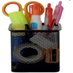Khyati S657 Square Metal Pen Stand